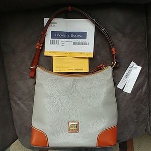 NWT Pebble Grain Leather Dooney & Bourke Hobo